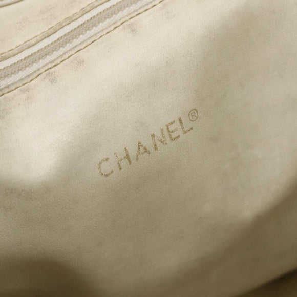 CHANEL Shoulder Bag Canvas Black Gold CC Auth 156515