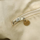 CHANEL Shoulder Bag Canvas Black Gold CC Auth 156515-15