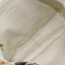 CHANEL Shoulder Bag Canvas Black Gold CC Auth 156515-16