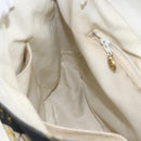 CHANEL Shoulder Bag Canvas Black Gold CC Auth 156515-18