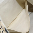 CHANEL Shoulder Bag Canvas Black Gold CC Auth 156515-19