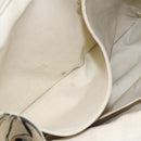 CHANEL Shoulder Bag Canvas Black Gold CC Auth 156515-20