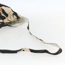 CHANEL Shoulder Bag Canvas Black Gold CC Auth 156515-7