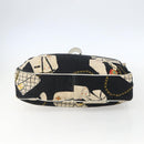 CHANEL Shoulder Bag Canvas Black Gold CC Auth 156515-9