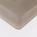 CHANEL Tote Bag rubber Gray CC Auth 156516-9