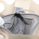 CHANEL Tote Bag rubber Gray CC Auth 156516-19