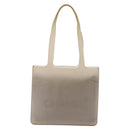 CHANEL Tote Bag rubber Gray CC Auth 156516-13