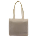 CHANEL Tote Bag rubber Gray CC Auth 156516-2