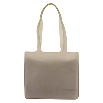 CHANEL Tote Bag rubber Gray CC Auth 156516 - 0