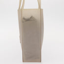 CHANEL Tote Bag rubber Gray CC Auth 156516-3