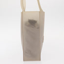 CHANEL Tote Bag rubber Gray CC Auth 156516-4