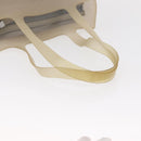 CHANEL Tote Bag rubber Gray CC Auth 156516-7