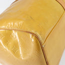 LOUIS VUITTON Monogram Vernis Mercer Boston Bag Beige M91000 LV Auth 156517-16