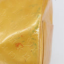 LOUIS VUITTON Monogram Vernis Mercer Boston Bag Beige M91000 LV Auth 156517-10