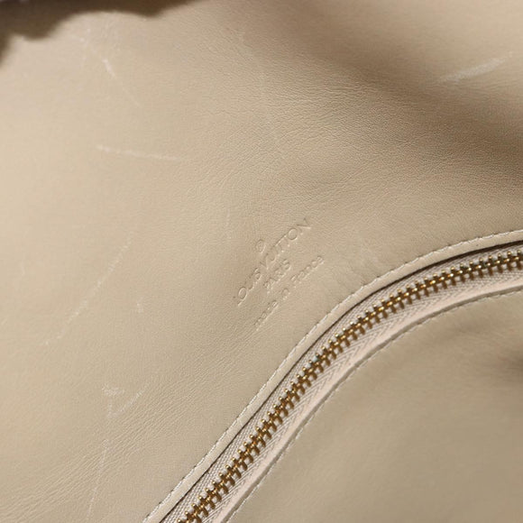LOUIS VUITTON Monogram Vernis Mercer Boston Bag Beige M91000 LV Auth 156517
