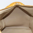 LOUIS VUITTON Monogram Vernis Mercer Boston Bag Beige M91000 LV Auth 156517-20