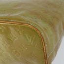 LOUIS VUITTON Monogram Vernis Houston Hand Bag Baby Blue M91005 LV Auth 156520-14