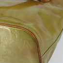 LOUIS VUITTON Monogram Vernis Houston Hand Bag Baby Blue M91005 LV Auth 156520-16