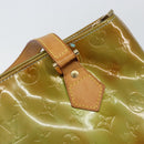 LOUIS VUITTON Monogram Vernis Houston Hand Bag Baby Blue M91005 LV Auth 156520-18
