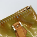 LOUIS VUITTON Monogram Vernis Houston Hand Bag Baby Blue M91005 LV Auth 156520-9
