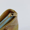 LOUIS VUITTON Monogram Vernis Houston Hand Bag Baby Blue M91005 LV Auth 156520-19