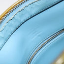 LOUIS VUITTON Monogram Vernis Houston Hand Bag Baby Blue M91005 LV Auth 156520-20