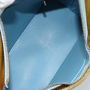 LOUIS VUITTON Monogram Vernis Houston Hand Bag Baby Blue M91005 LV Auth 156520-11
