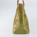LOUIS VUITTON Monogram Vernis Houston Hand Bag Baby Blue M91005 LV Auth 156520-3