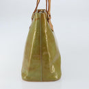 LOUIS VUITTON Monogram Vernis Houston Hand Bag Baby Blue M91005 LV Auth 156520-4