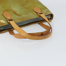 LOUIS VUITTON Monogram Vernis Houston Hand Bag Baby Blue M91005 LV Auth 156520-7