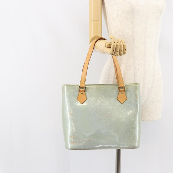 LOUIS VUITTON Monogram Vernis Houston Hand Bag Lavande M91218 LV Auth 156521