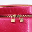 LOUIS VUITTON Vernis Sullivan Vertical Bag Fuchsia Pink M91259 LV Auth 156526V-9