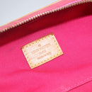 LOUIS VUITTON Vernis Sullivan Vertical Bag Fuchsia Pink M91259 LV Auth 156526V-18