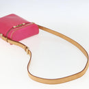 LOUIS VUITTON Vernis Sullivan Vertical Bag Fuchsia Pink M91259 LV Auth 156526V-7