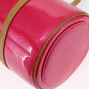 LOUIS VUITTON Monogram Vernis Bedford Hand Bag Fuchsia Pink M91255 Auth 156527V-14