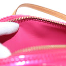 LOUIS VUITTON Monogram Vernis Bedford Hand Bag Fuchsia Pink M91255 Auth 156527V-18