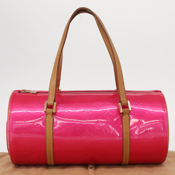 LOUIS VUITTON Monogram Vernis Bedford Hand Bag Fuchsia Pink M91255 Auth 156527V