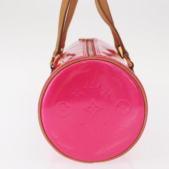 LOUIS VUITTON Monogram Vernis Bedford Hand Bag Fuchsia Pink M91255 Auth 156527V