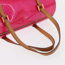 LOUIS VUITTON Monogram Vernis Bedford Hand Bag Fuchsia Pink M91255 Auth 156527V-7