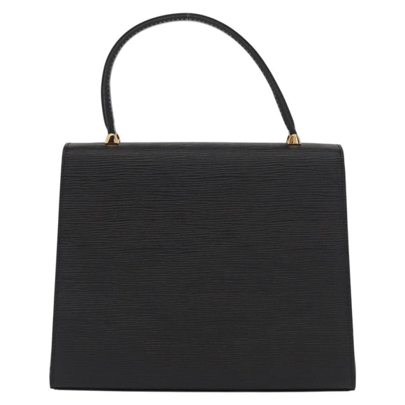 LOUIS VUITTON Epi Malesherbes Hand Bag Black M52372 LV Auth 156528