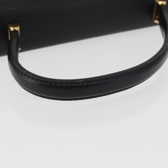 LOUIS VUITTON Epi Malesherbes Hand Bag Black M52372 LV Auth 156528