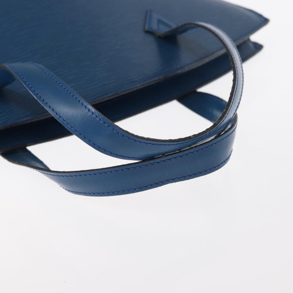 LOUIS VUITTON Epi Saint Jacques Shopping Shoulder Bag Blue M52275 LV Auth 156530