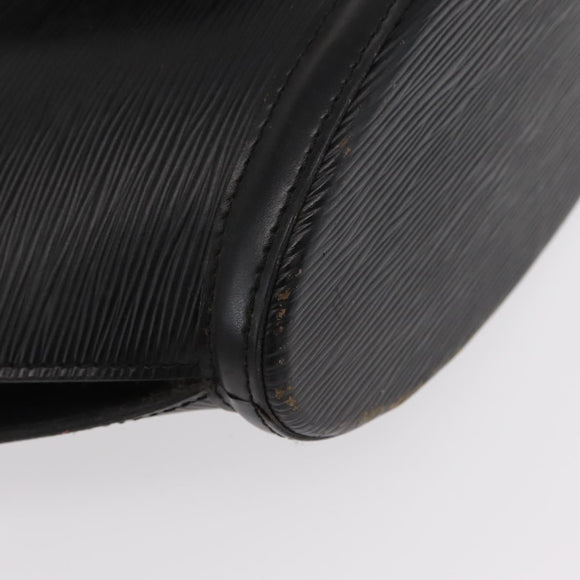 LOUIS VUITTON Epi Saint Jacques Shopping Shoulder Bag Black M52262 Auth 156531