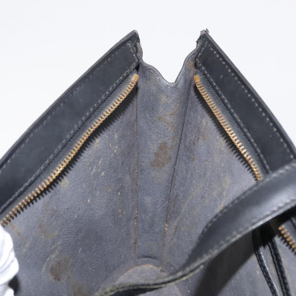 LOUIS VUITTON Epi Saint Jacques Shopping Shoulder Bag Black M52262 Auth 156531