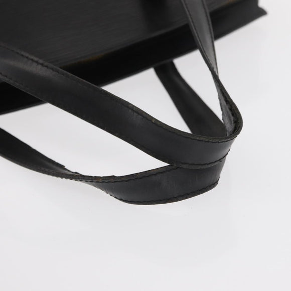 LOUIS VUITTON Epi Saint Jacques Shopping Shoulder Bag Black M52262 Auth 156531