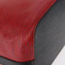 LOUIS VUITTON Epi Petit Noe Umhängetasche Bicolor Schwarz Rot M44017 LV Auth 156533-15