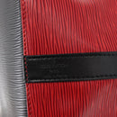 LOUIS VUITTON Epi Petit Noe Umhängetasche Bicolor Schwarz Rot M44017 LV Auth 156533-17