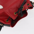 LOUIS VUITTON Epi Petit Noe Umhängetasche Bicolor Schwarz Rot M44017 LV Auth 156533-6