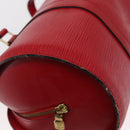 LOUIS VUITTON Epi Soufflot Hand Bag Red M52227 LV Auth 156536-15