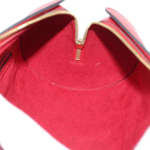 LOUIS VUITTON Epi Soufflot Hand Bag Red M52227 LV Auth 156536